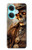 S3949 Crâne Steampunk Fumer Etui Coque Housse pour OnePlus Nord CE3