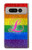 S2900 Arc en ciel LGBT Fierté lesbienne Drapeau Etui Coque Housse pour Google Pixel Fold