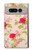 S3037 Jolie Flora Rose Cottage Etui Coque Housse pour Google Pixel Fold