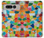 S3391 Art abstrait carreaux de mosaïque graphique Etui Coque Housse pour Google Pixel Fold