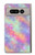 S3706 Arc-en-ciel pastel Galaxy Pink Sky Etui Coque Housse pour Google Pixel Fold