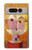 S3811 Paul Klee Senecio Homme Tête Etui Coque Housse pour Google Pixel Fold