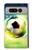 S3844 Ballon de football de football rougeoyant Etui Coque Housse pour Google Pixel Fold