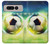 S3844 Ballon de football de football rougeoyant Etui Coque Housse pour Google Pixel Fold