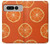 S3946 Motif orange sans couture Etui Coque Housse pour Google Pixel Fold