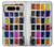 S3956 Graphique de boîte à palette aquarelle Etui Coque Housse pour Google Pixel Fold