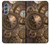 S3927 Boussole Horloge Gage Steampunk Etui Coque Housse pour Samsung Galaxy M34 5G