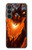 S0414 Dragon de feu Etui Coque Housse pour Samsung Galaxy S23 FE