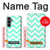 S1723 Monnaie Chevron Zigzag Etui Coque Housse pour Samsung Galaxy S23 FE