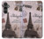 S2211 Carte postale de Paris Tour Eiffel Etui Coque Housse pour Samsung Galaxy S23 FE