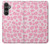 S2213 Motif rose Léopard Etui Coque Housse pour Samsung Galaxy S23 FE