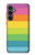 S2363 Arc en ciel Motif Etui Coque Housse pour Samsung Galaxy S23 FE