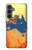 S2494 Australie Drapeau Carte texture de la roche Etui Coque Housse pour Samsung Galaxy S23 FE