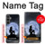 S2668 Silhouette sirène Lune Nuit Etui Coque Housse pour Samsung Galaxy S23 FE
