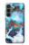 S2724 Dragon Blanc Piscine Haisu Lui Etui Coque Housse pour Samsung Galaxy S23 FE