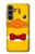 S2760 Canard Tuxedo jaune Dessin animé Etui Coque Housse pour Samsung Galaxy S23 FE