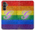 S2899 Arc en ciel LGBT Gay Pride Drapeau Etui Coque Housse pour Samsung Galaxy S23 FE
