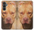 S2903 Chien américain Pitbull Etui Coque Housse pour Samsung Galaxy S23 FE