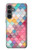 S2947 Bonbons Minimal Couleurs pastel Etui Coque Housse pour Samsung Galaxy S23 FE