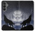 S3011 Dream Catcher Loup Hurlant Etui Coque Housse pour Samsung Galaxy S23 FE