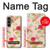 S3037 Jolie Flora Rose Cottage Etui Coque Housse pour Samsung Galaxy S23 FE S3037 Jolie Flora Rose Cottage Etui Coque Housse pour Samsung Galaxy S23 FE