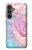 S3050 Pastel Fleurs millésimé Etui Coque Housse pour Samsung Galaxy S23 FE