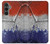 S3304 France Drapeau graphique Football Millésime Etui Coque Housse pour Samsung Galaxy S23 FE