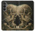 S3358 Vincent Van Gogh Skeleton cigarette Etui Coque Housse pour Samsung Galaxy S23 FE