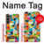 S3391 Art abstrait carreaux de mosaïque graphique Etui Coque Housse pour Samsung Galaxy S23 FE