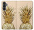 S3490 ananas or Etui Coque Housse pour Samsung Galaxy S23 FE