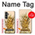 S3490 ananas or Etui Coque Housse pour Samsung Galaxy S23 FE