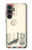 S3551 Art de l'millésimé de la poste enveloppe aérienne Etui Coque Housse pour Samsung Galaxy S23 FE