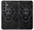 S3619 Lion noir gothique Etui Coque Housse pour Samsung Galaxy S23 FE
