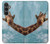 S3680 Girafe de sourire mignon Etui Coque Housse pour Samsung Galaxy S23 FE