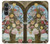 S3749 Vase de fleurs Etui Coque Housse pour Samsung Galaxy S23 FE
