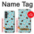 S3860 Motif à pois de noix de coco Etui Coque Housse pour Samsung Galaxy S23 FE