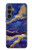 S3906 Marbre violet bleu marine Etui Coque Housse pour Samsung Galaxy S23 FE