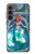 S3911 Jolie petite sirène Aqua Spa Etui Coque Housse pour Samsung Galaxy S23 FE