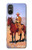 S0772 Cowboy occidental Etui Coque Housse pour Sony Xperia 5 V