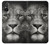 S1352 Lion Visage Etui Coque Housse pour Sony Xperia 5 V