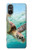 S1377 Océan tortue de mer Etui Coque Housse pour Sony Xperia 5 V