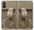 S1386 Sculpture papier Chouette Etui Coque Housse pour Sony Xperia 5 V