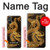 S2804 Dragon d'or imprimé chinois Etui Coque Housse pour Sony Xperia 5 V