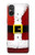 S2846 Costume de Noël Père Noël Rouge Etui Coque Housse pour Sony Xperia 5 V