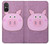 S3269 Porc Dessin animé Etui Coque Housse pour Sony Xperia 5 V