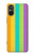S3678 Vertical arc-en-ciel coloré Etui Coque Housse pour Sony Xperia 5 V