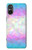 S3747 Polygone de drapeau trans Etui Coque Housse pour Sony Xperia 5 V