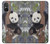 S3793 Peinture de neige mignon bébé panda Etui Coque Housse pour Sony Xperia 5 V
