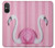 S3805 Flamant Rose Pastel Etui Coque Housse pour Sony Xperia 5 V