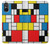 S3814 Composition de dessin au trait Piet Mondrian Etui Coque Housse pour Sony Xperia 5 V